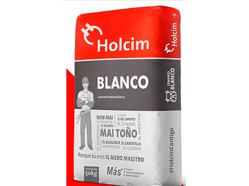 Cemento blanco  50kg México Holcim