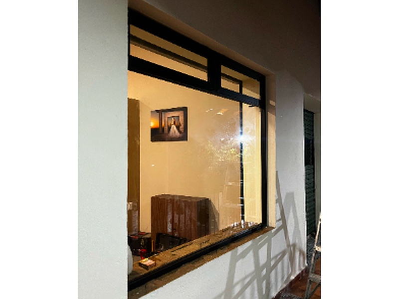 Ventana Aluminio Negro 3" México