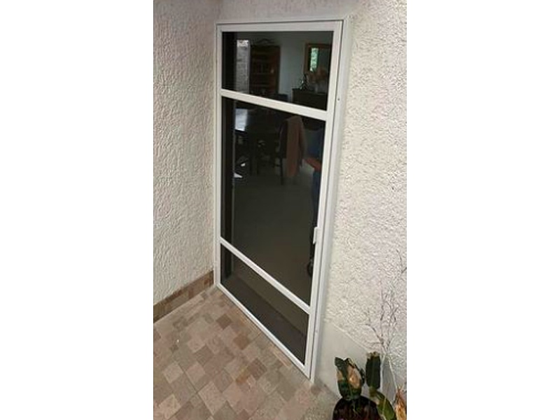 Puerta de Mosquitero Aluminio Blanco México