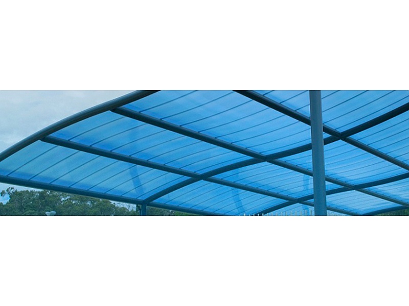 Policarbonato azul para techo Mexico