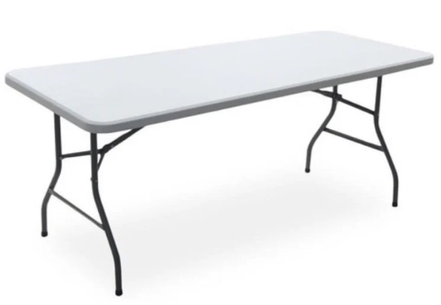 Mesa Plegable 180 CM Panamá Blanca México