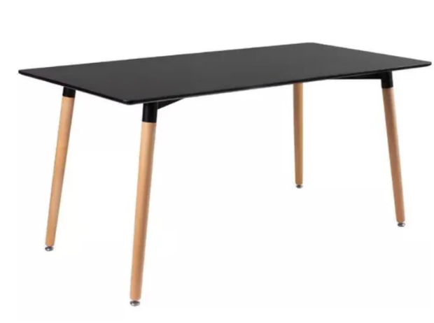 Mesa Roma Negra Rectangular México