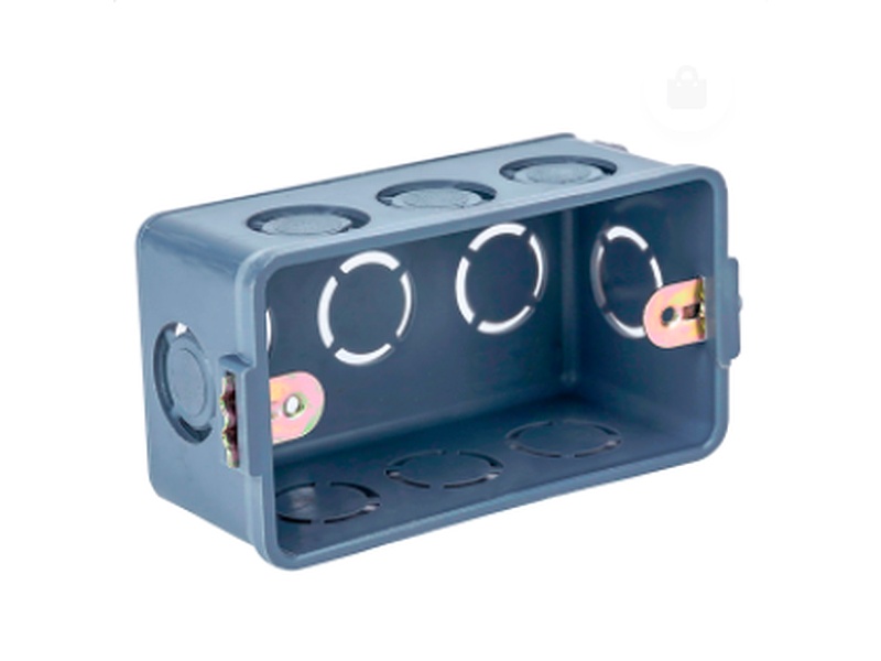 Caja de pase rectangular 
