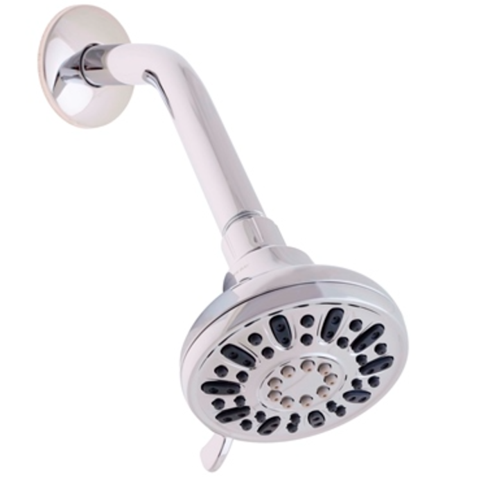 Regadera Fija 9.5 L/MIN Plata Con Hidromasaje México GLACIER BAY