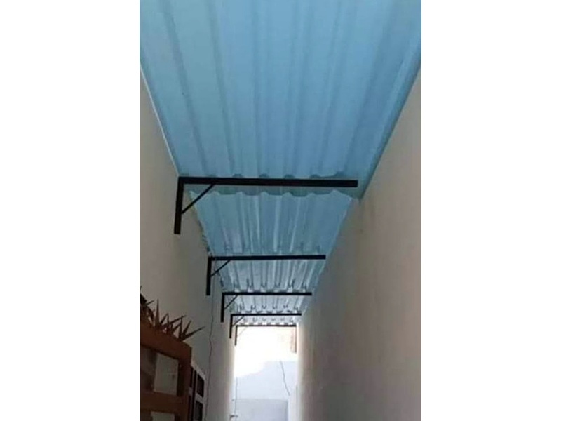 pérgola en pasillo México Distribuidora De Laminas Mh