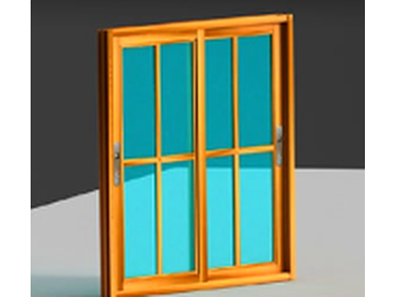 Ventana con perfilería de madera México LA VIGA ALUMINIOS SUC CENTRO