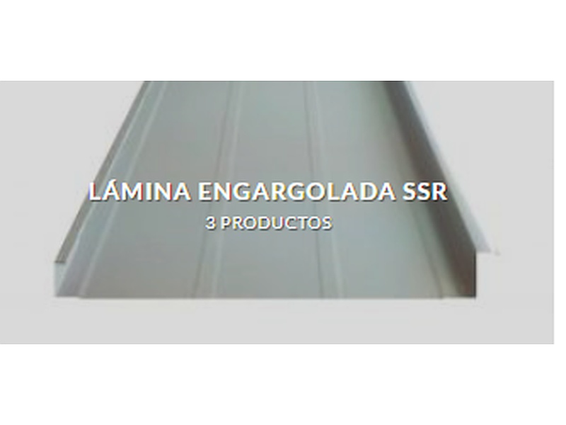 Lámina engargolada de acero México LAMINAS ACANALADAS