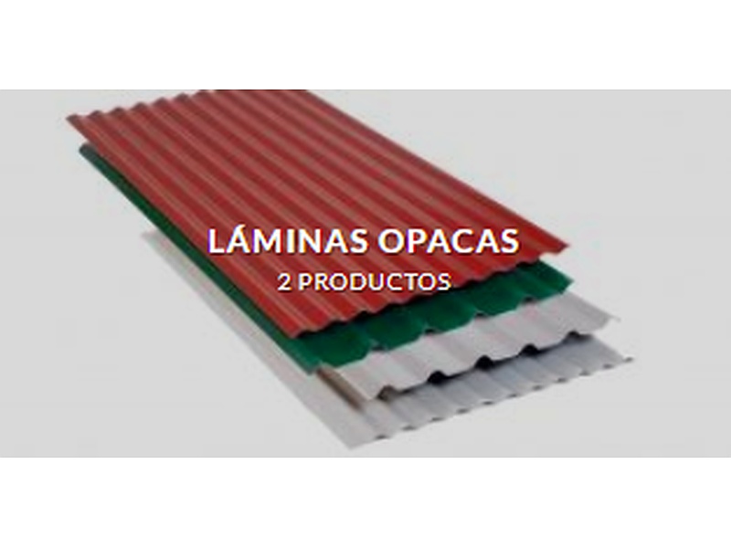 Panelería aislado en color blanco México LAMINAS ACANALADAS