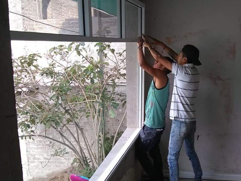 Ventana de aluminio Cuauhtémoc