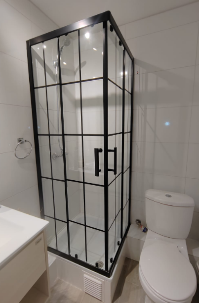 Puerta Vidrio templado Puebla Aluminios Provent