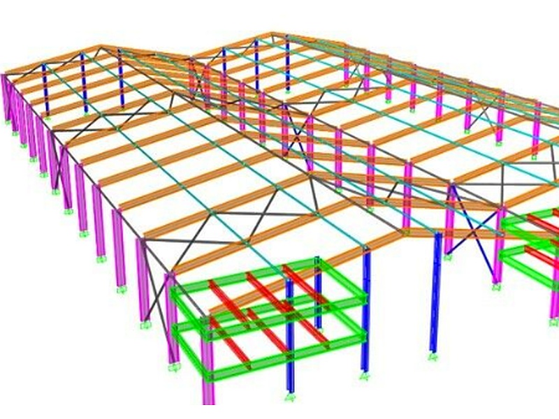 Diseño de estructuras con cimientos México DISEÑOS METALICOS DEL NORTE SA DE CV