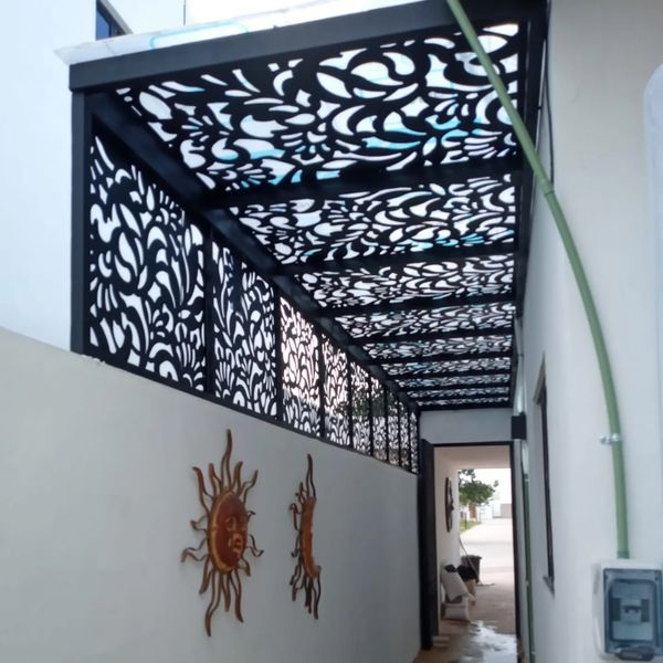 Pérgola en corte láser personalizado Mexico