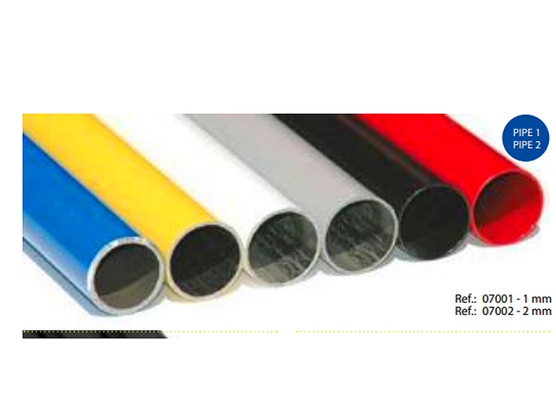 Tubos de acero varios colores México