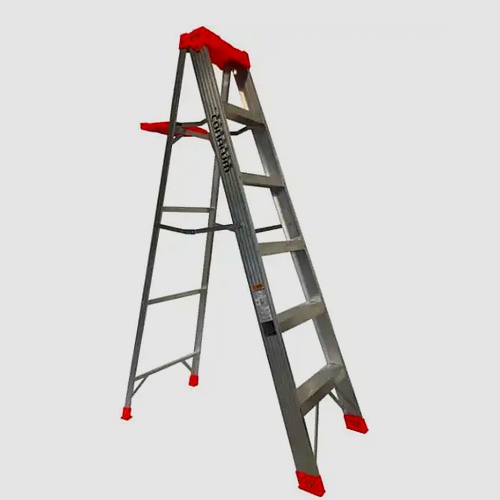 Escalera de tijera porta herramientas 5 peldaños México 