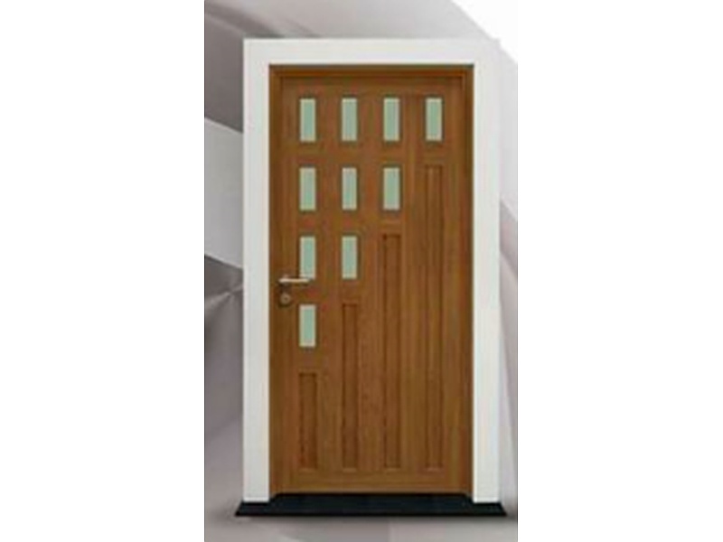 Puerta de Aluminio Simil Madera México