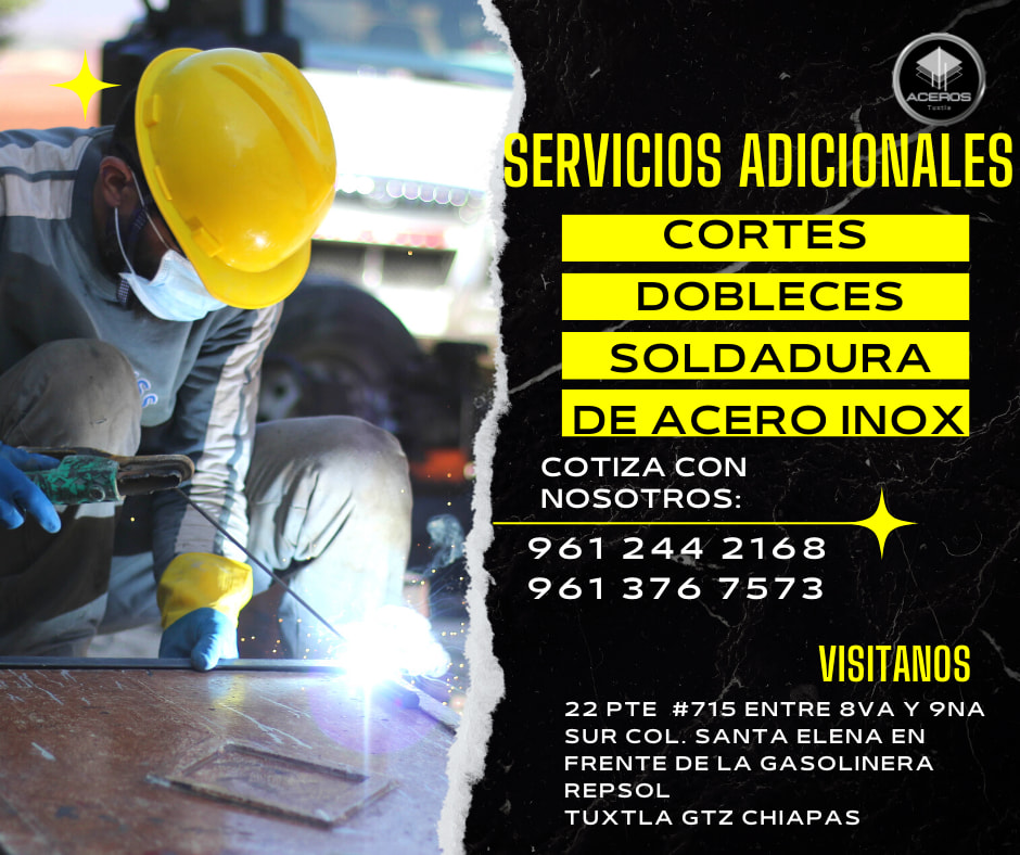 Servicios de Corte, Dobleces en Acero Mexico