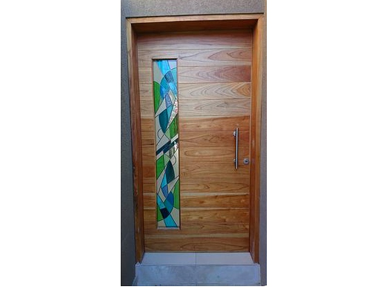 Puerta madera pura México 