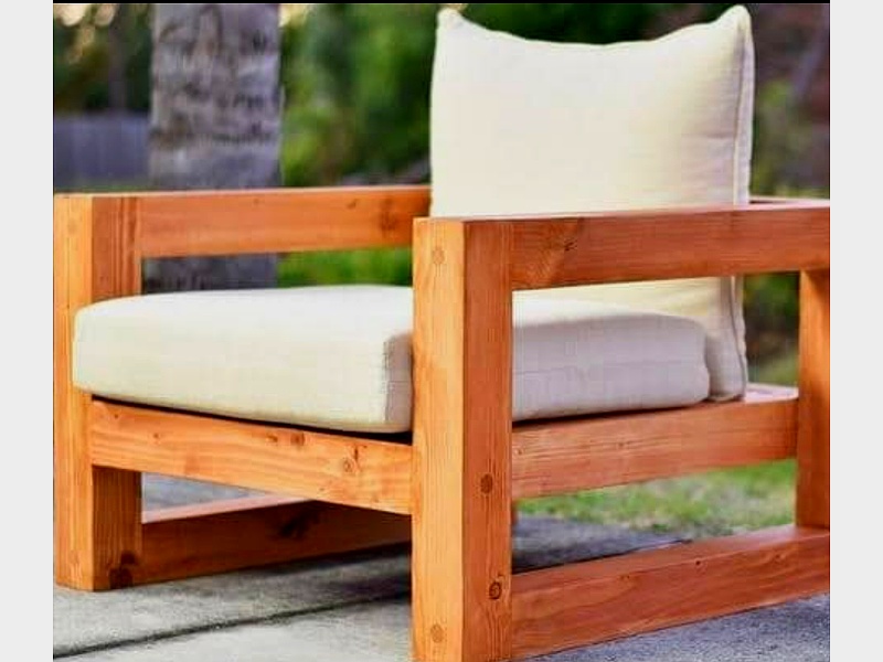 silla madera blanca México 