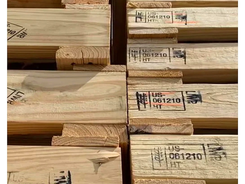 Palets de madera tratados térmicamente México