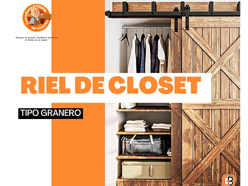 Riel para closet México