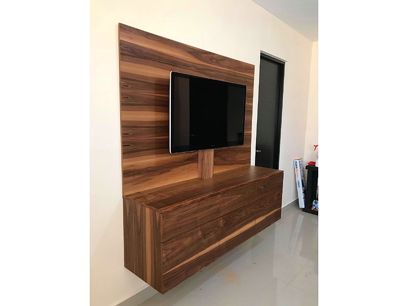 Mesa Sala Para TV Madera CDMX Jmc carpinteria