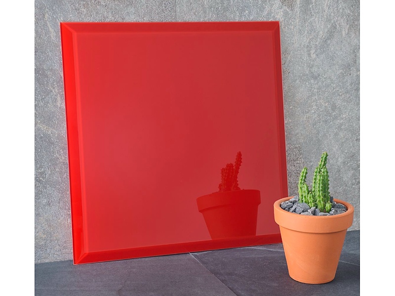 Vidrio Pintado Rojo Nuevo León Vidrios y Espejos de / México