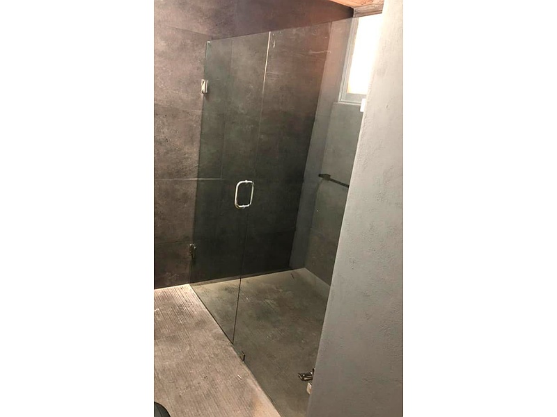 Puerta Vidrio Baño Gemela Simple Durango Vidrios Guadiana