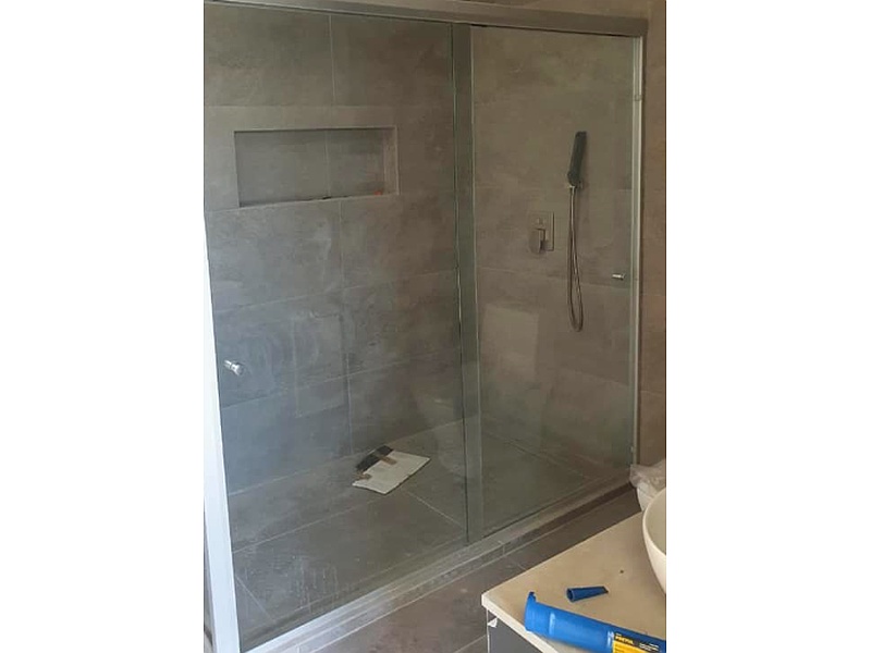 Puerta Vidrio Baño Corrediza Durango Vidrios Guadiana