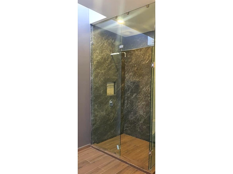 Puerta Vidrio Simple Bañera Durango Vidrios Guadiana