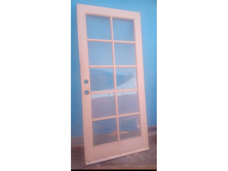 Puerta Madera Cristal México