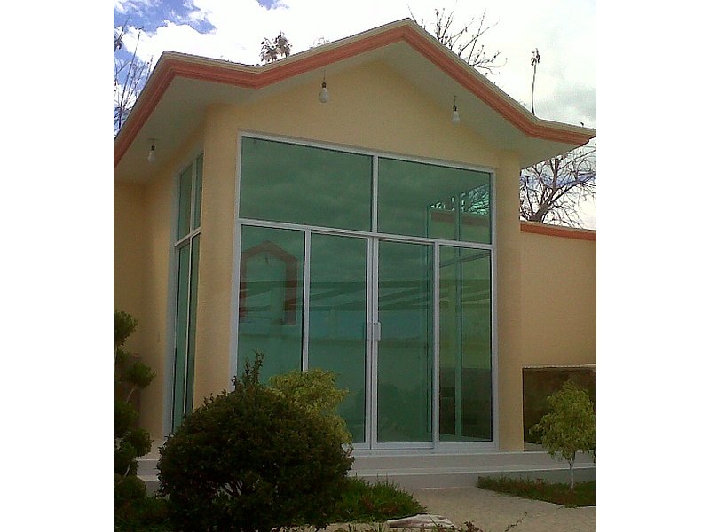 puertas para casa exterior en cristal Oaxaca Vidriería Coronel