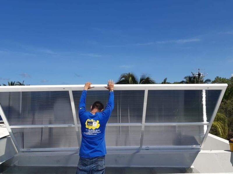 Ventana de aluminio en Puerto Vallarta 