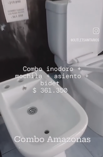 Combo inodoro bidet