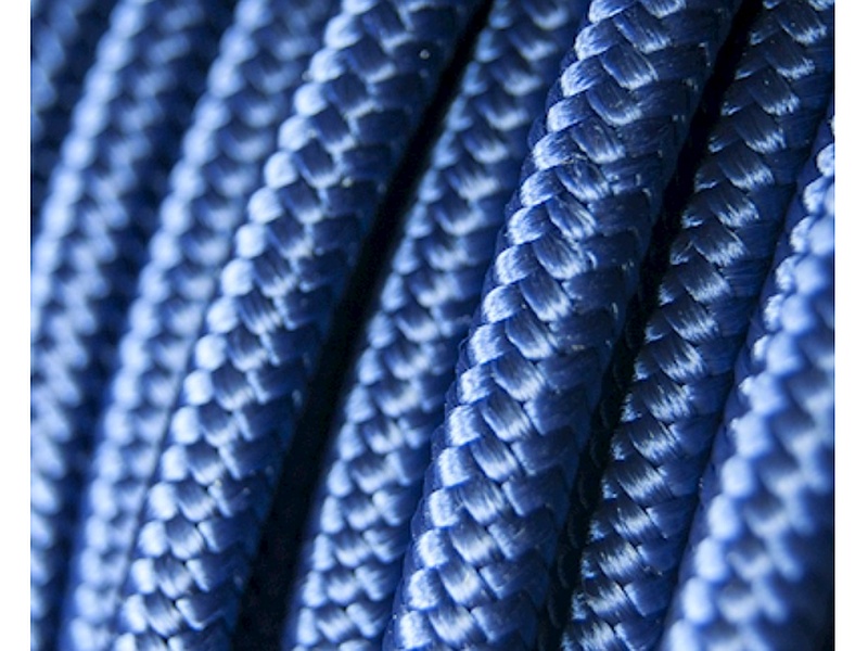 CABLE TEXTIL CALIBRE 18 AZUL MARINO 100 CM LUMA COMPANY MEXICO