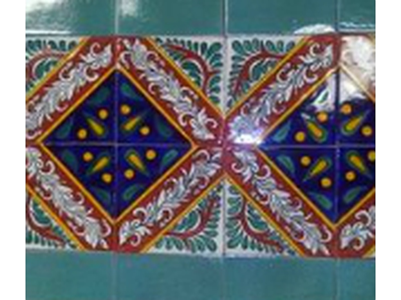 Pisos de cerámica con diseño México AZULEJOS TALAVERARA GODINEZ