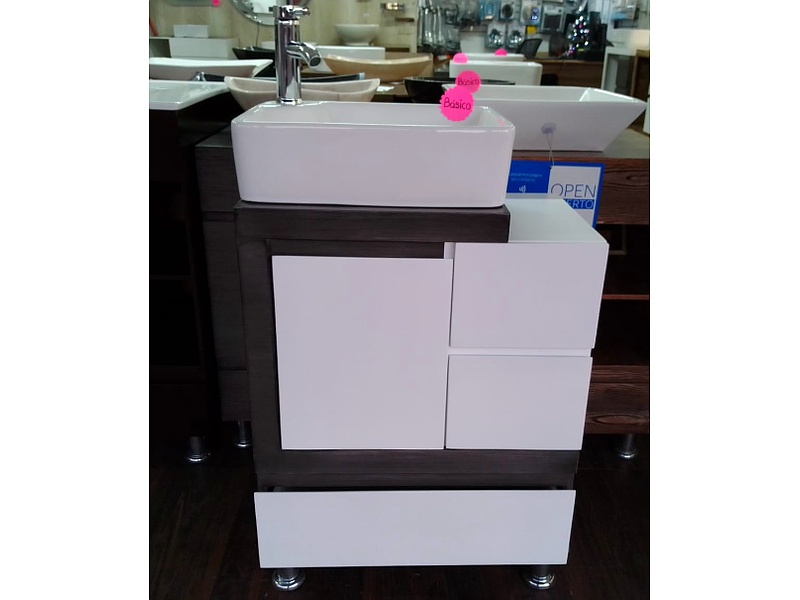 mueble de baño dos colores Jalisco Muebles y lavabos delonix