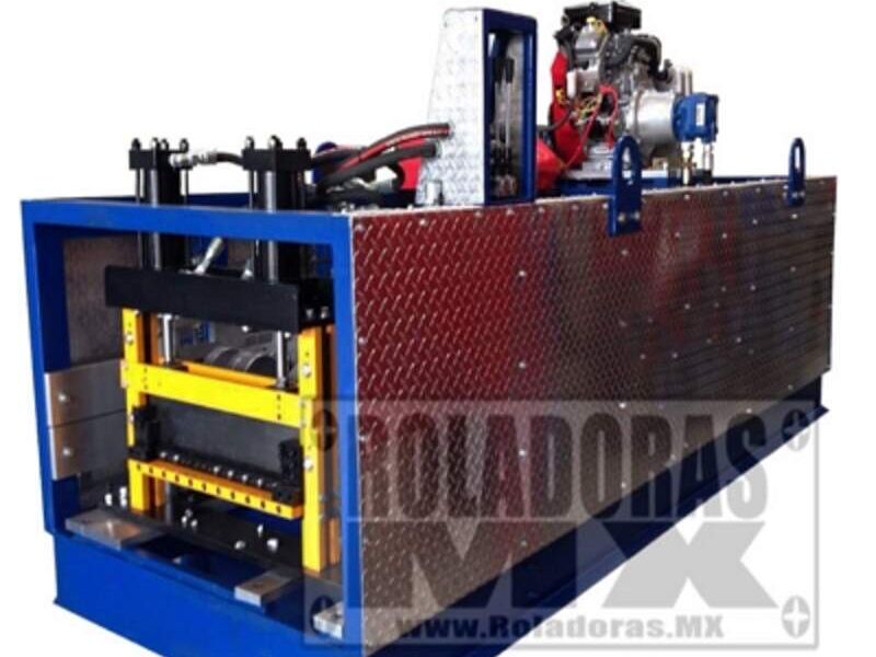 Roladora portátil para fabricar plafón lámina