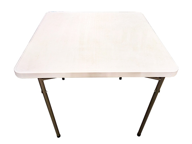 MESA CUADRADA 86X86X74 BLANCA MÉXICO