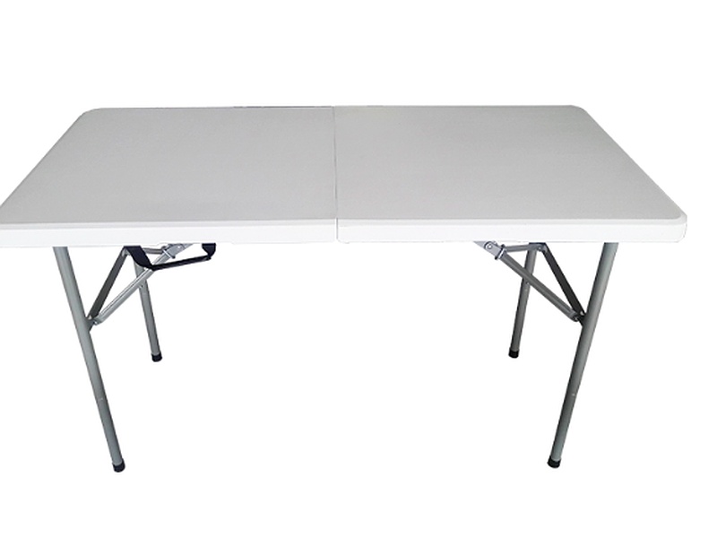MESA RECTANG 1.22M PLEGABLE BLANCA MÉXICO