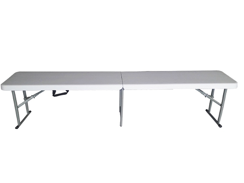 SILLA/BANCA 1.83M PLEGABLE BLANCA MÉXICO