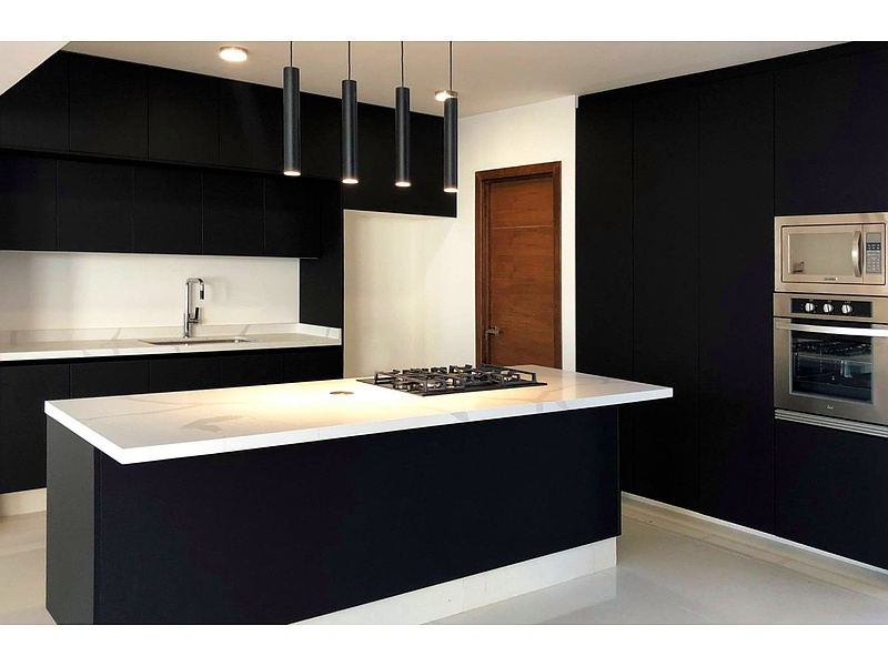 Cocina modular negra Mexico