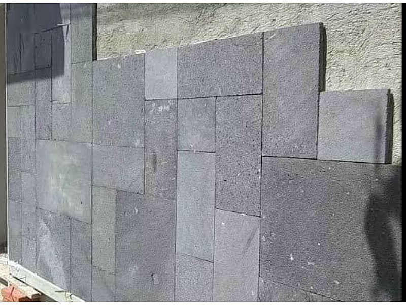 Placas grises de piedra para pared Mexico