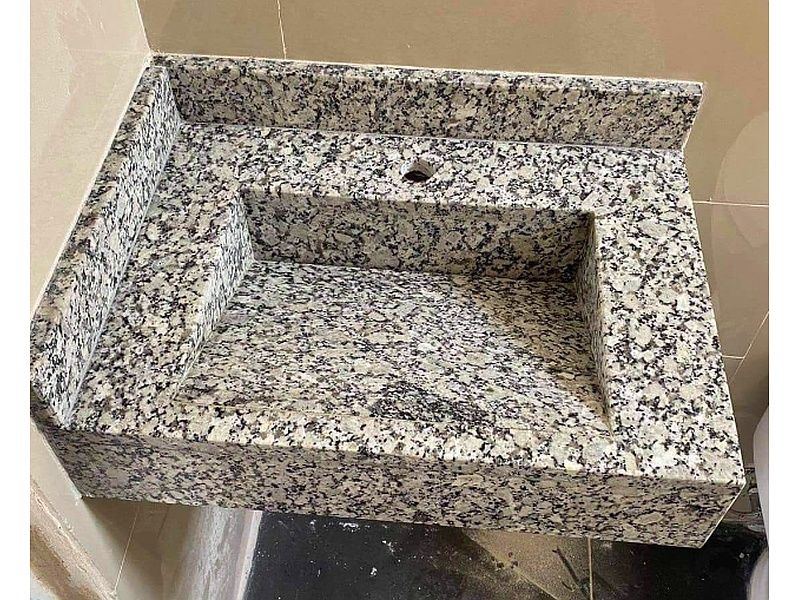 Lavabo de granito color beige Mexico