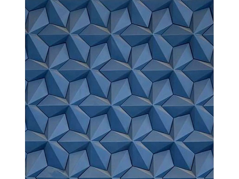 Panel 3D color azul Mexico