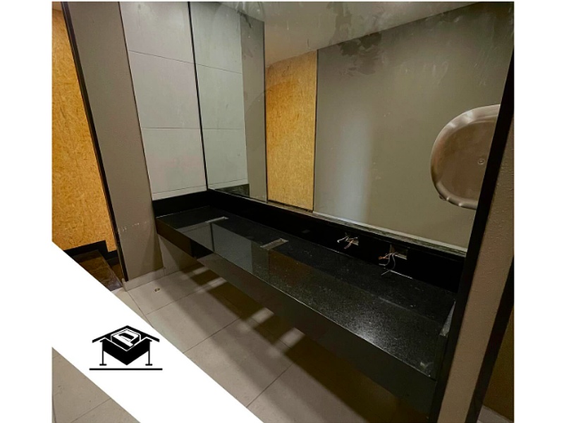 MESON DE GRANTIO AZUL OSCURO PARA BAÑO MEXICO