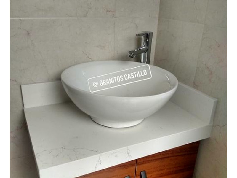 Tapa para Baño Cuarzo Ovalin Empotrado México