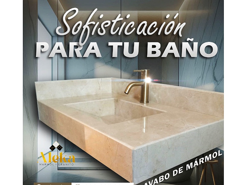 Lavabo de mármol México