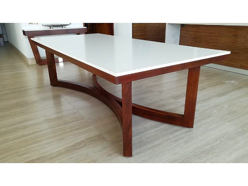 Cubierta para Mesa Cuarzo Blanco México