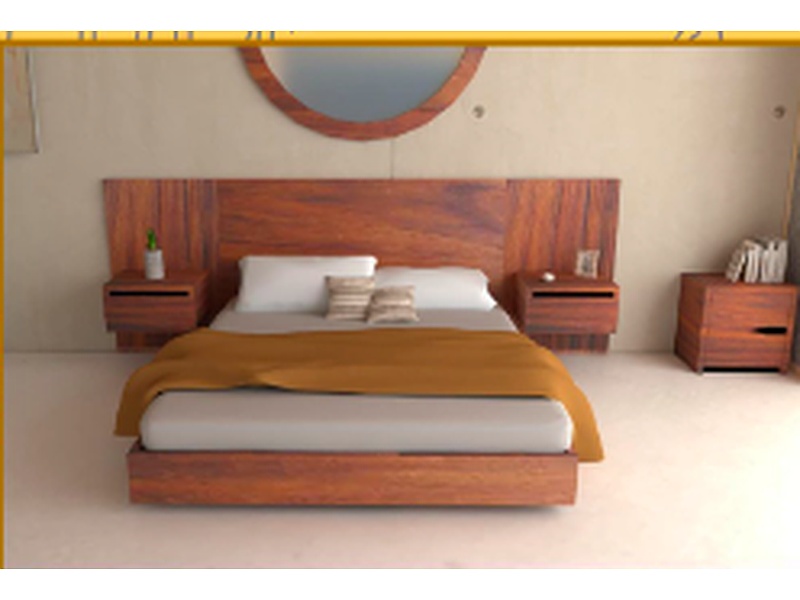 Cama Roble Vintage Mexico 