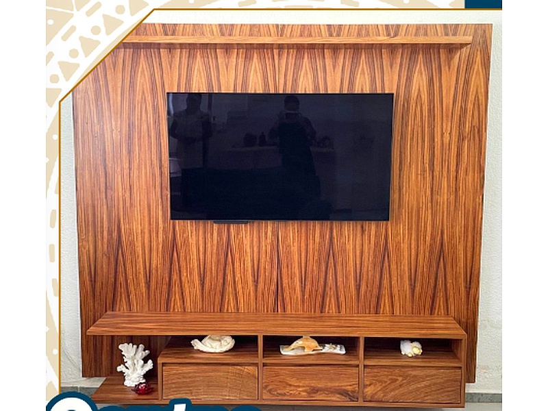 Mueble de Centro TV Madera Caoba México